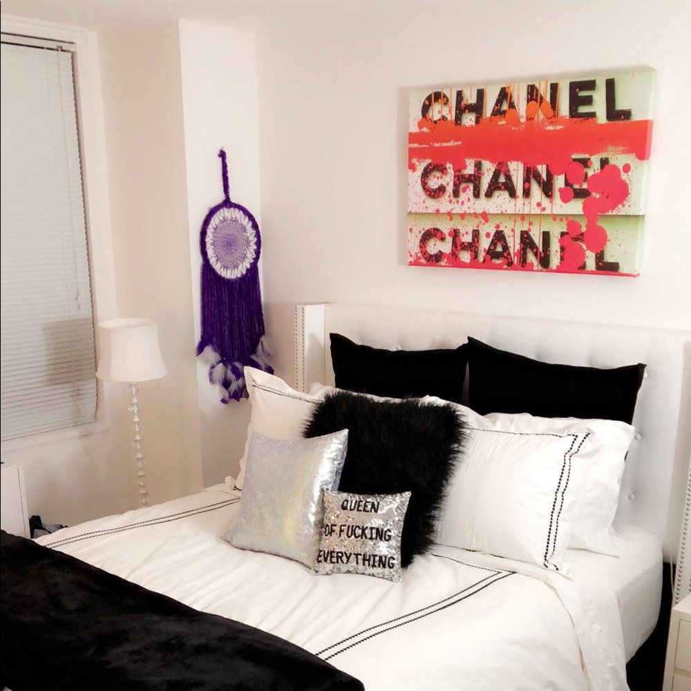 Chanel Couture Generation Textual Art on Canvas - Picture 4 of 6